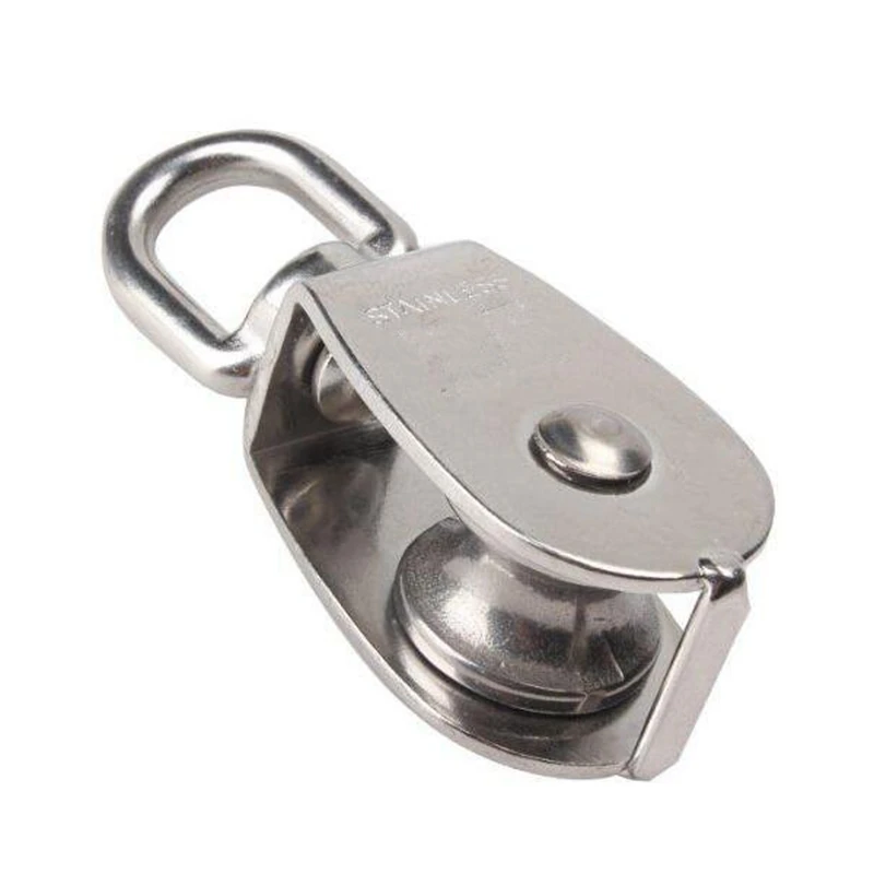 Crane Pulley Block M15 Lifting Swivel Hook single Hanging Wire Towing Wheel 10Pcs | Инструменты