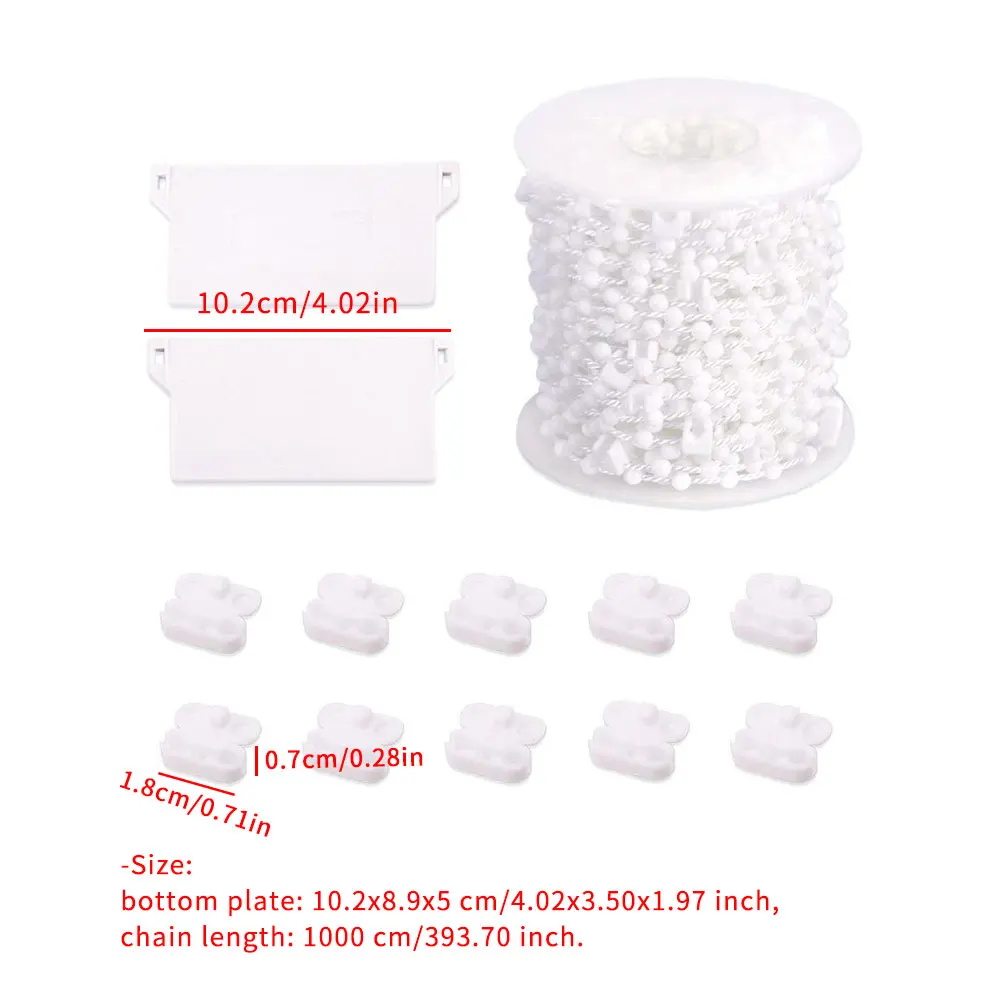 

10M Link Chain Household Shade Window Curtain DIY Vertical Window Blind Bottom Spares Parts Home Durable Strips Practical Decor