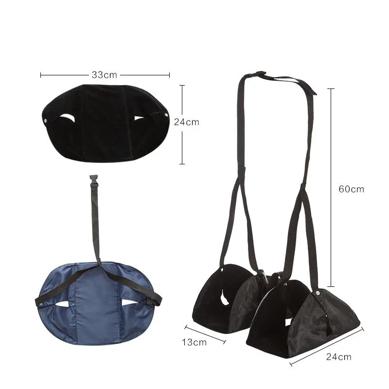 Удобная вешалка для путешествий самолет подставка ног гамак Сделано с пеной