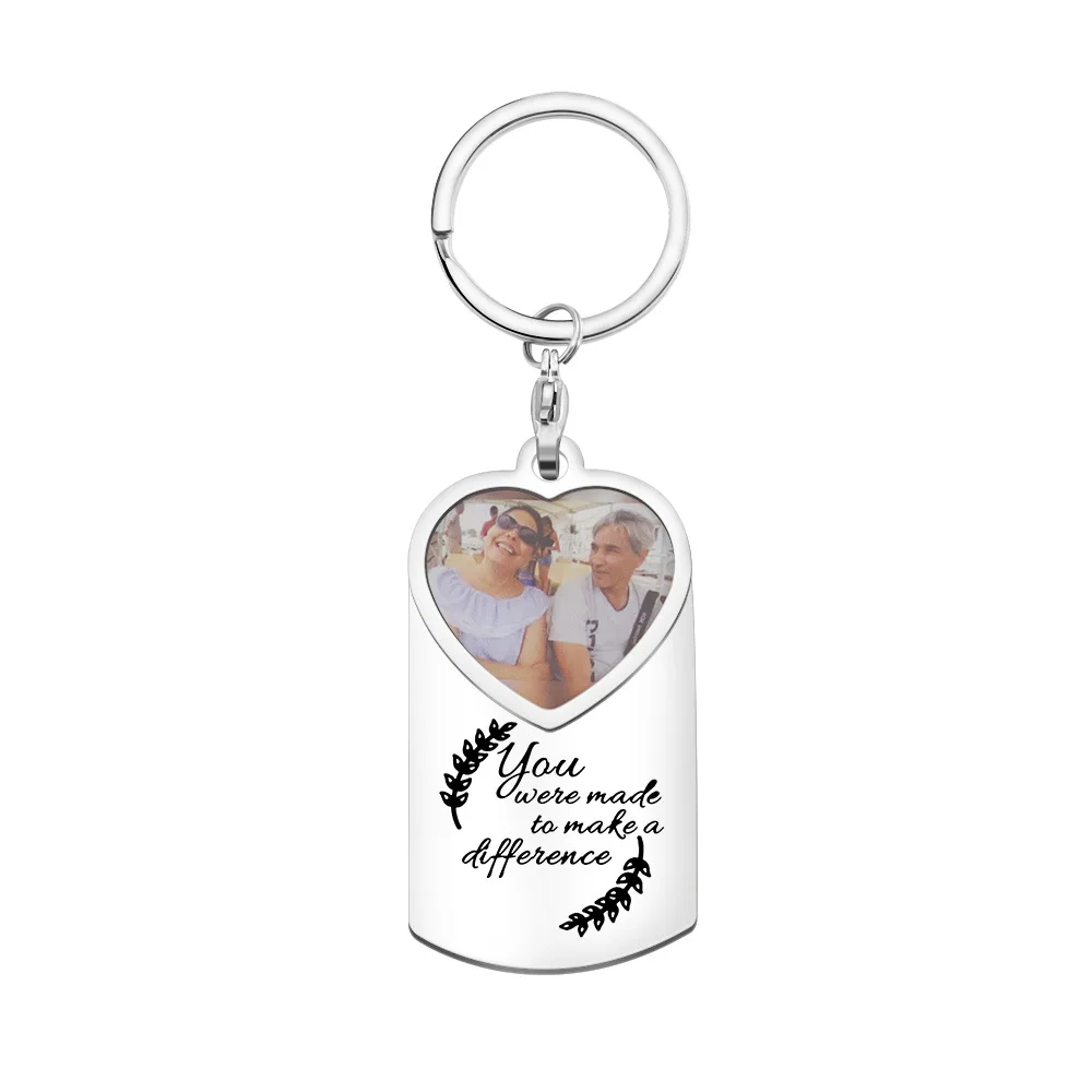 Брелок для ключей с фотографией и именем на заказ | Украшения аксессуары