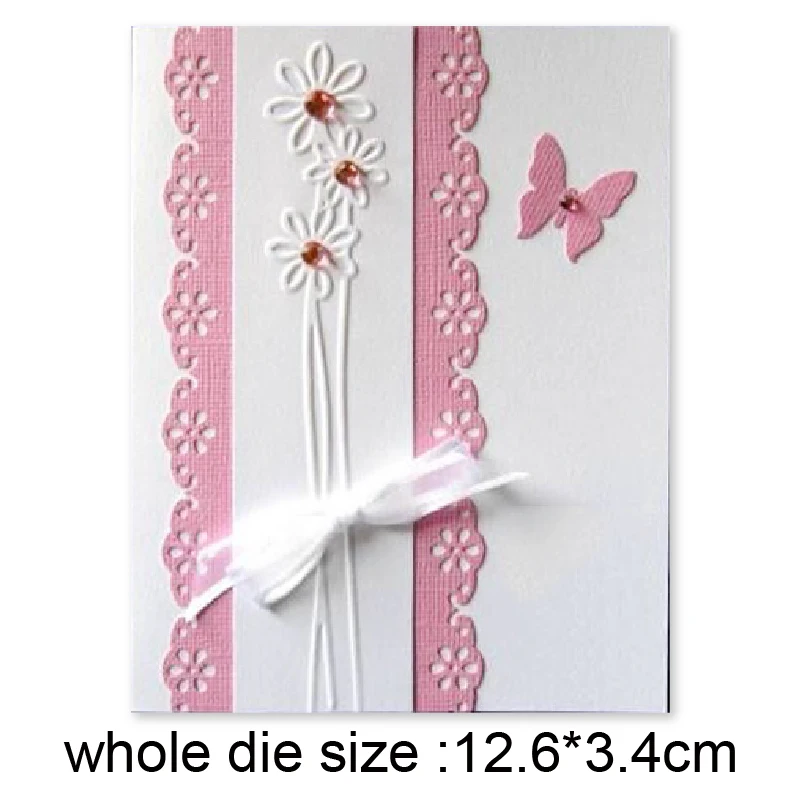 Металлические штампы в виде бабочек полосок границ штамп для украшения