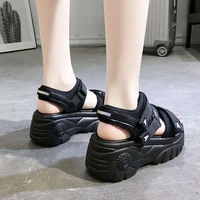 sandal platform shoes for woman fashion gladiator sandals for women 2022 summer new med 3cm 5cm wedges slip on women sandals