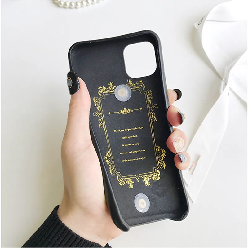 Pearl Leather Wrist Chain Hand Strap Flower Pendant Lambskin Case Cover For Iphone 14 13 12 Mini 11 Pro XS Max XR X 8 7 Plus