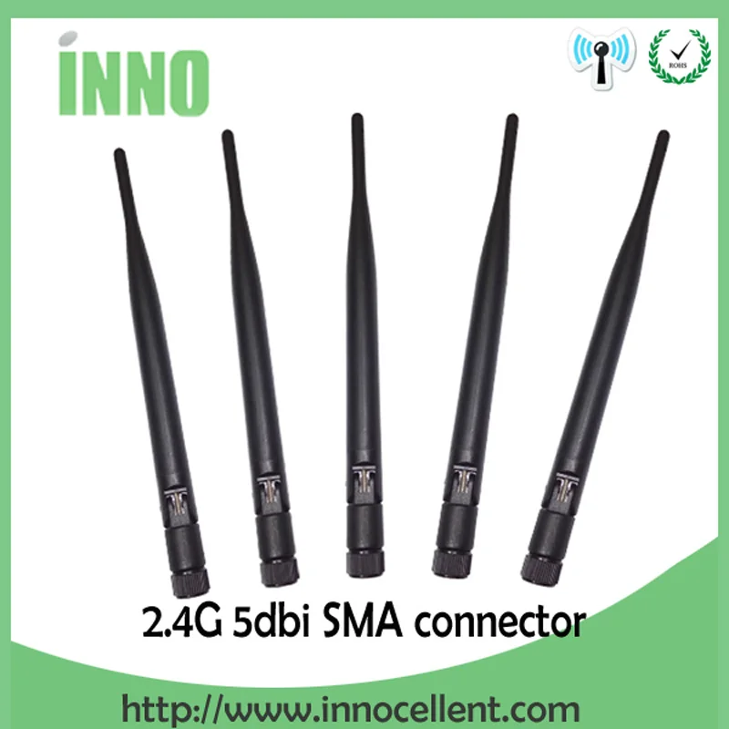 EOTH 2.4g antenna  5dbi sma female wlan wifi 2.4ghz antene IPX ipex 1 SMA male pigtail Extension Cable iot module antena