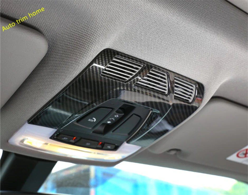 Lapetus аксессуары Передняя Крыша лампы для чтения рамка Крышка отделка Подходит BMW