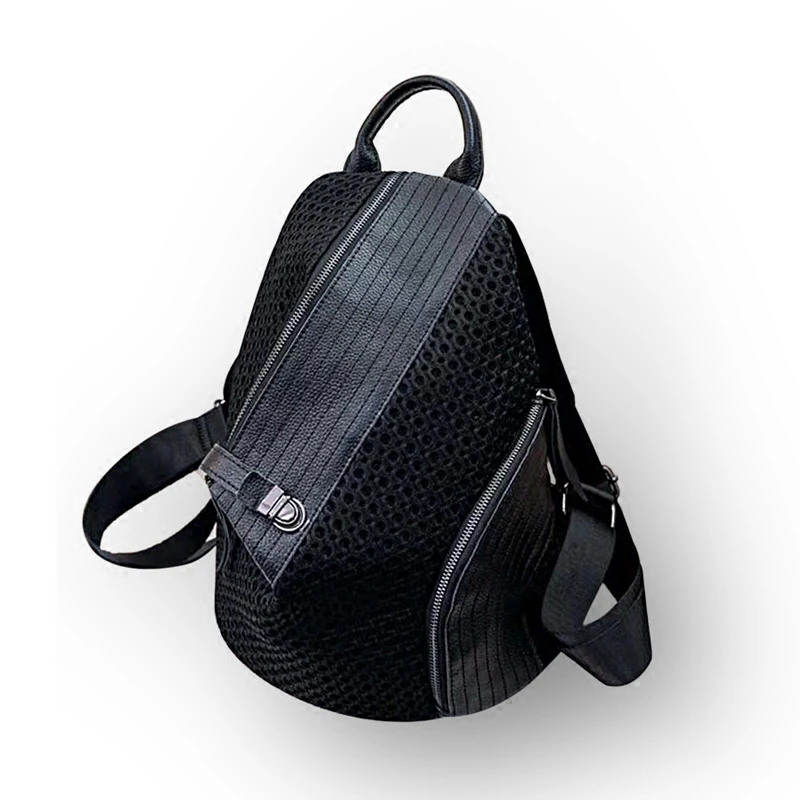 Сетчатый нейлоновый тканевый женский брендовый рюкзак 2021 модный школьный