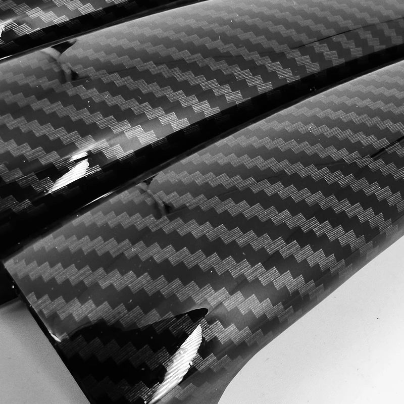 

For Peugeot 307 SW 2006-2013 Accessory carbon fibre pattern car door handle covers trim 2007 2008 2009 2010 2011 2012