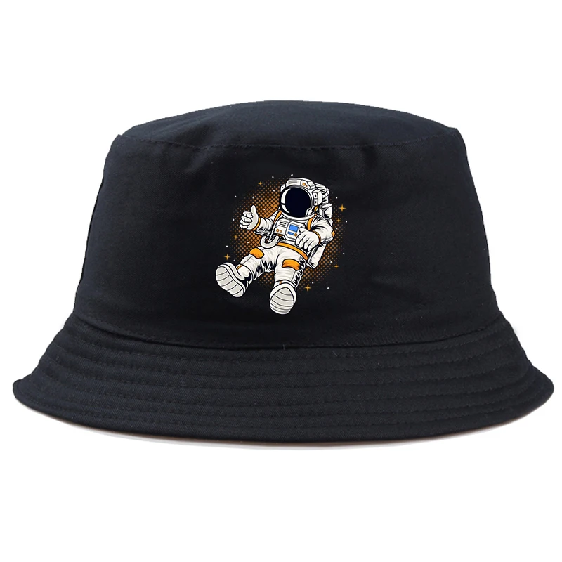 

Outdoor Space Astronaut Baseball Cap Fisherman Hat Duck Hat Print Sun Hat Sport Bucket Hats Summer Panama Men Women Caps