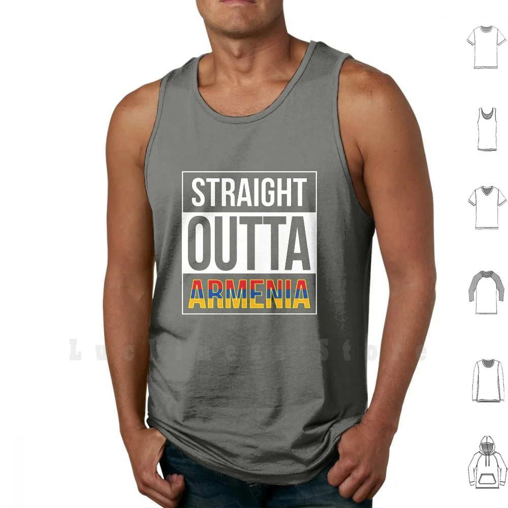 

Straight Outta Армении Топы на бретельках жилет 100% хлопок Straight Outta Армении Straight Outta Армения Европа геноцида катастрофы