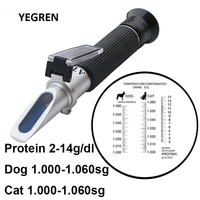 household dog cat urine hydrometer pet serum protein tester urine specific gravity refractometer for veterinary pet detection
