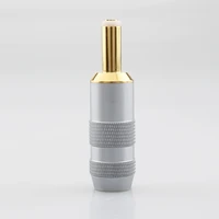 high quality audiocrast 24k gold plated dc power plug connector for hi end audio grade hifi dc2 5 plug