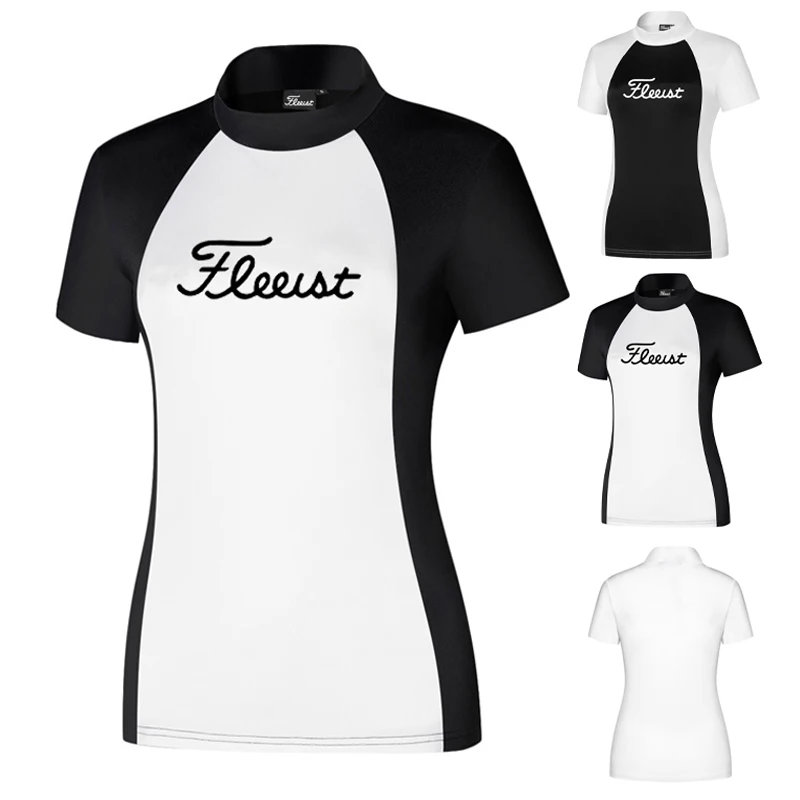 

2022 Golf clothing women's short sleeve T-shirt quick drying breathable sports polo shirt Fitness and leisure golf wear