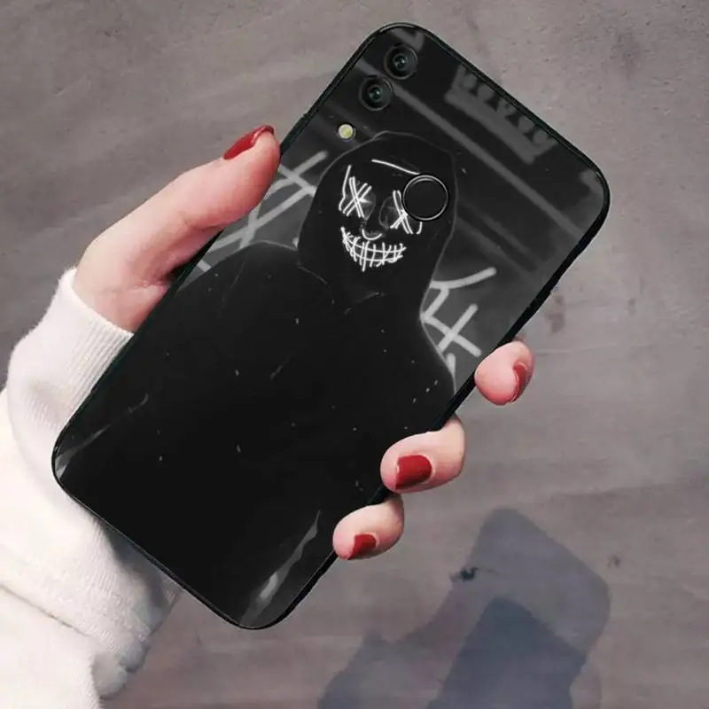 

Sad Faceless Phone Case For Huawei Honor 7C 7A 8X 8A 9 10 10i Lite 20 NOVA 3i 3e