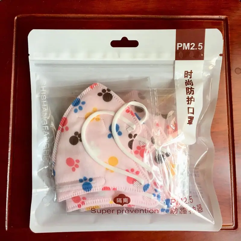 

Children Mouth Mask Anti-Dust and Anti-Fog 4-Layer Stereo Mask Disposable 10pcs