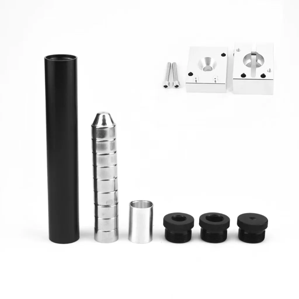 Нержавеющая сталь 7 &quotL 1 06 ''OD 1/2 28 + 5/8 24 растворитель ловушка перегородка для