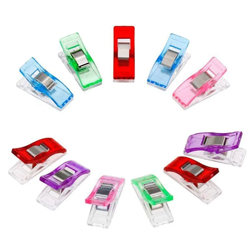 50 Pcs Mini Multi-purpose Clips Use as Sewing Binding for Quilting Crocheting Knitting General Purpose | Дом и сад