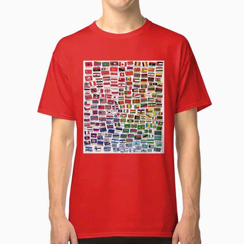 World Flags T shirt vexillology flags flag world countries | Мужская одежда