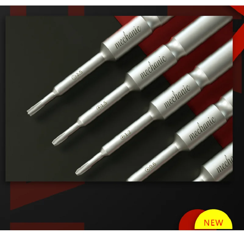 Механическая Нескользящая отвертка 0,8 Torx 0,6 y-типа 1,2 1,5 Phillips 2,5 T2 для ремонта камеры мобильного телефона инструмент для разборки