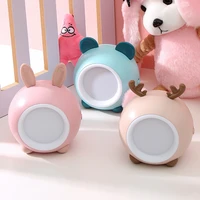 cute pet night light three speed stepless dimming feeding lamp usb rechargeable bedside sleeping desk touch sensor table lamppat