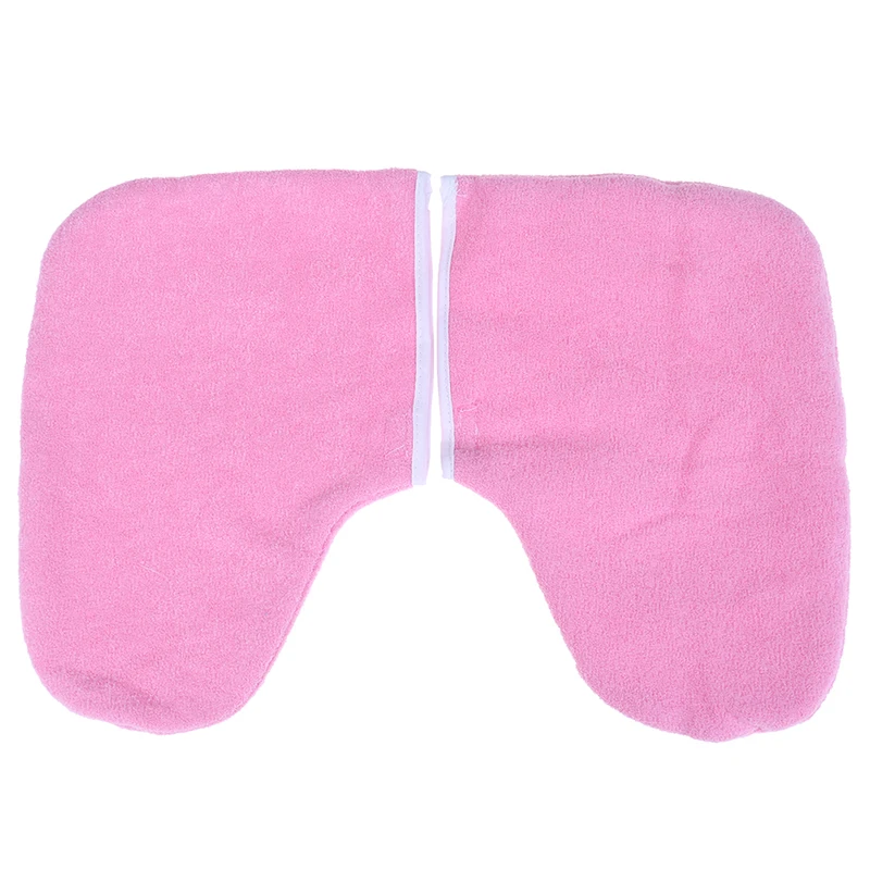 1Pair=2pcs Foot Care Cover Cloth Spa Pink Paraffin Wax Protection SPA Hand Gloves Warmer Heater | Красота и здоровье
