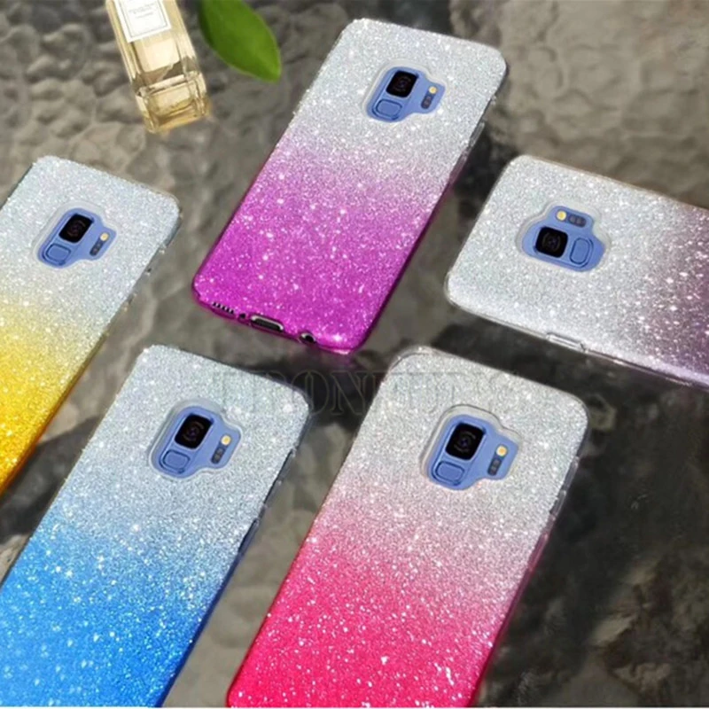 С сияющими блестками силиконовый чехол для samsung Galaxy A50 A30 A70 A20 A20E A10 A40 A60 A80 A90 M10 M20 M30 M40 Чехол Мягкий ТПУ чехол с мультипликационным рисунком