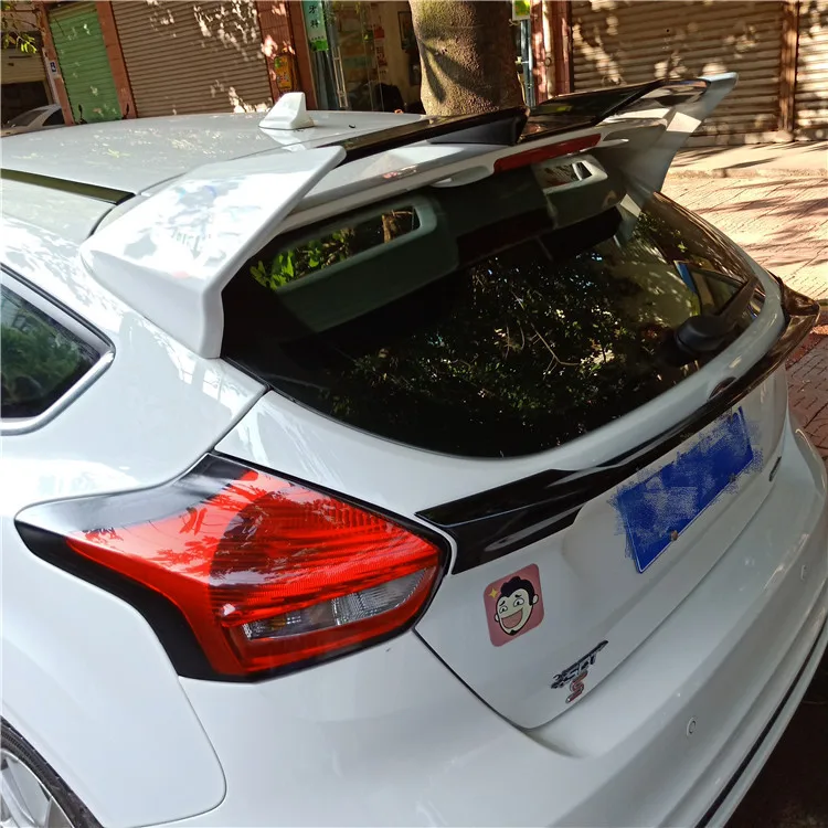Для Ford Focus спойлер на крыше хэтчбек высокое качество абс материал заднее крыло