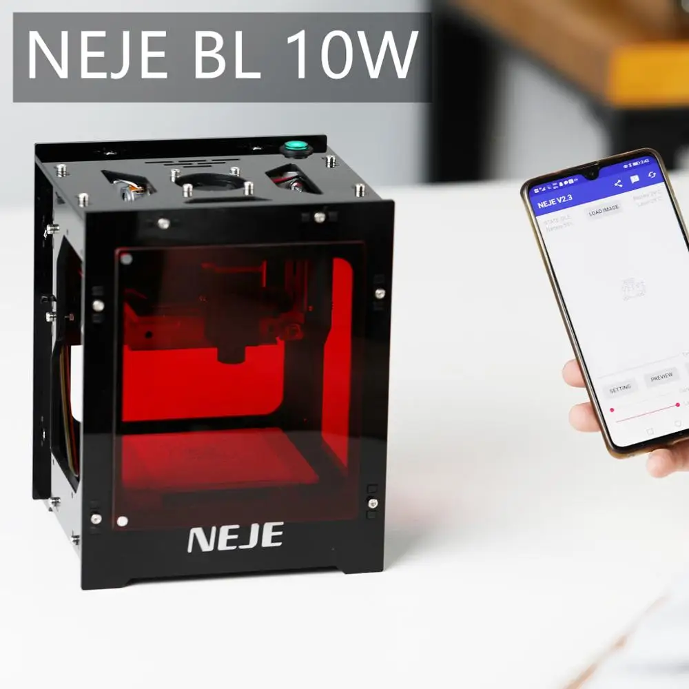NEJE BL 10W mini wireless control laser engraving machine with 6000mAh battery | Инструменты