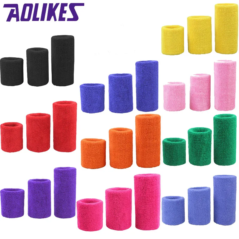 AOLIKES 1 шт. башенный браслет для тенниса/баскетбола/бадминтона, поддержка запястья, спортивный протектор, напульсник, хлопок, защита запястья для спортзала
