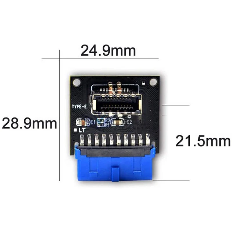 5 шт. Usb 3 1 Разъем передней панели к 0 20pin Заголовок R для материнской платы карты 20P