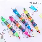 Восковой карандаш для рисования детей, 1 шт., 20 цветов