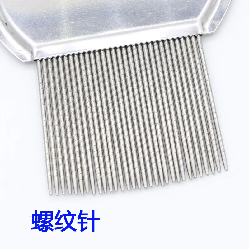 Гребень для удаления вшей из нержавеющей стали товары кошек и собак длинные