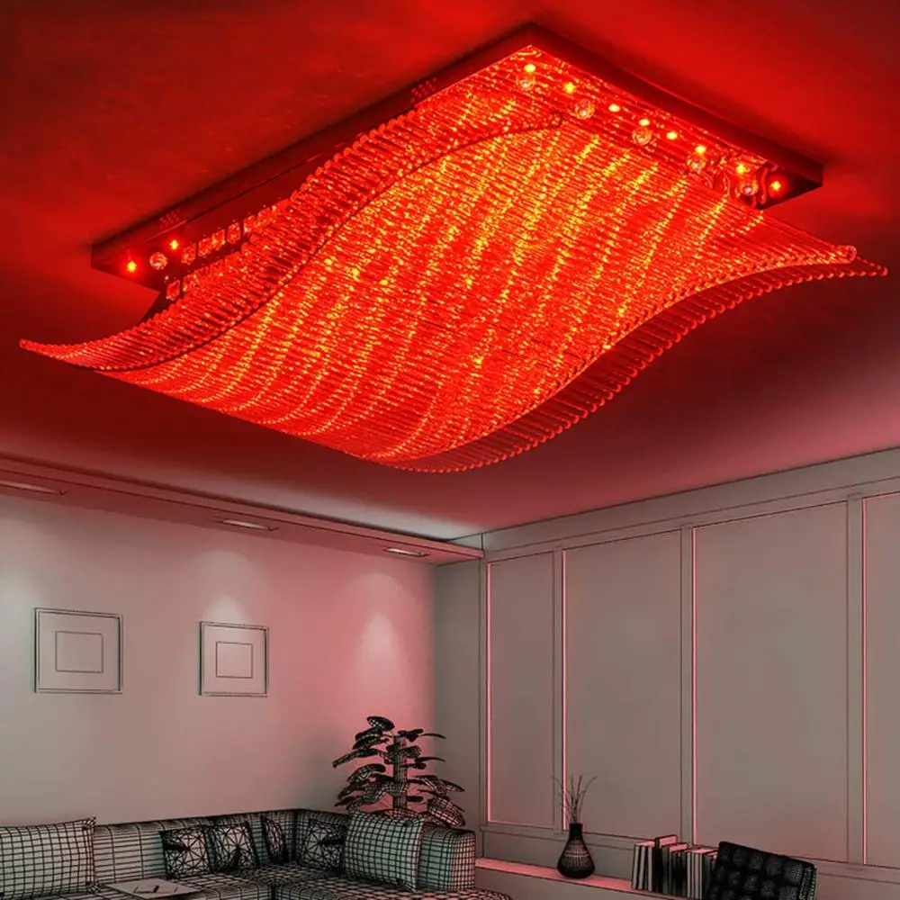 Современная люстра кристаллы для люстры K9 из хрусталя и нержавеющей стали 4 сцены