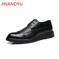 black formal shoes for men leather wedding flats party dress men quality shoes classic bussines leather shoes men oxford new