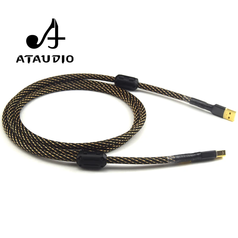 ATAUDIO Hifi USB-кабель высокого качества тип A к Тип B Дата-кабель для DAC E30 D90 A90 |