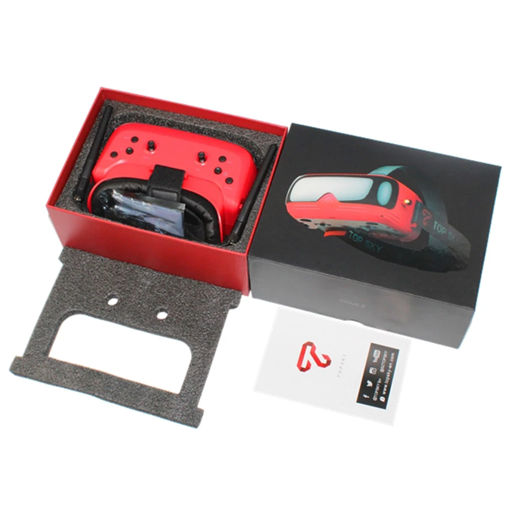 TOPSKY PRIME II 2 FPV Goggles 480& 320 дисплей 58-72 мм IPD DVR Встроенный сменный для Emax TinyhawkS Mini FPV гоночный Дрон