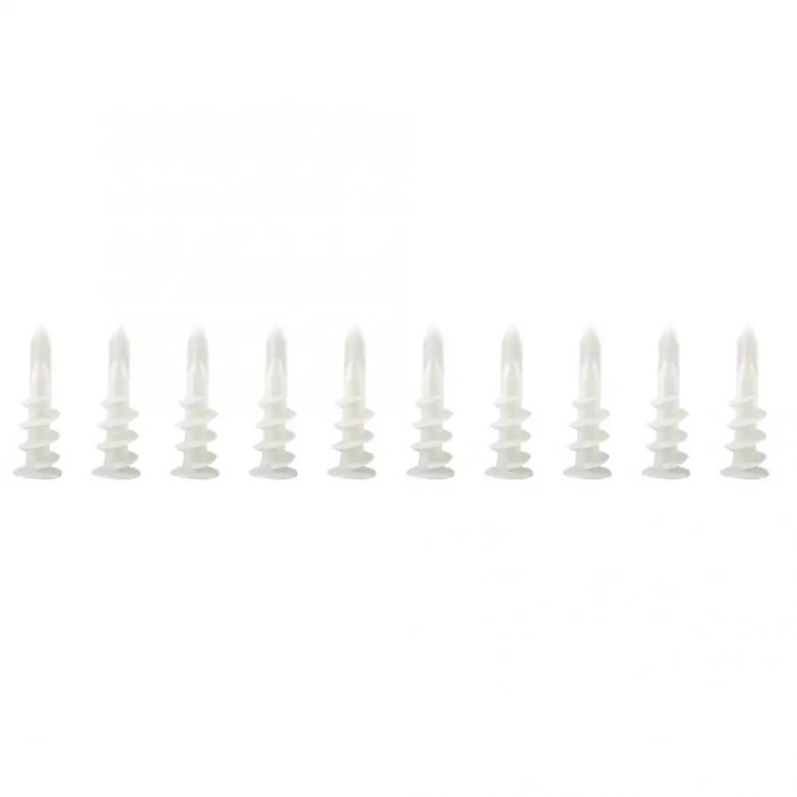 Пластиковый винт 100 шт. саморезы расширение Анальная пробка в виде якоря трубы