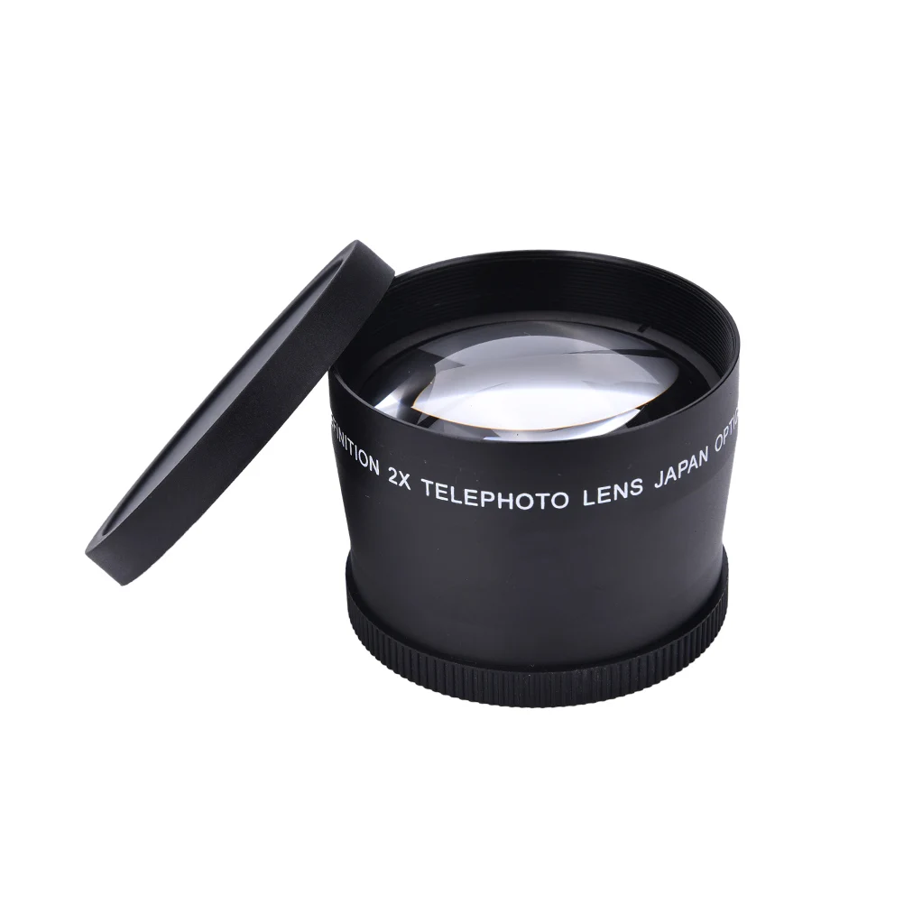 Профессиональный телеобъектив 58mm2.0X + салфетка для очистки Canon Nikon Sony Pentax |