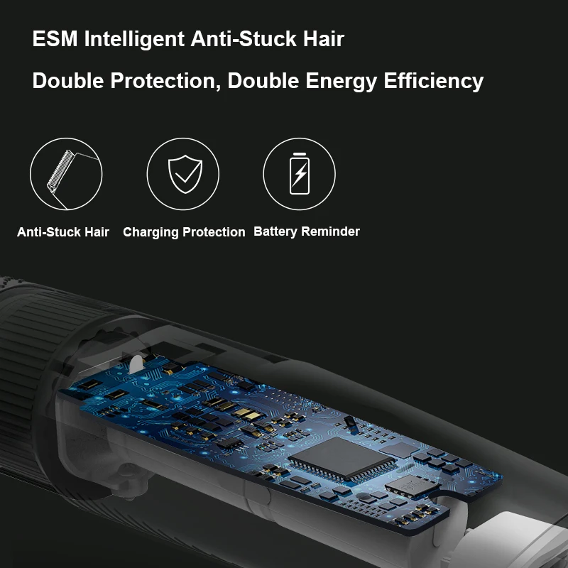 ENCHEN Sharp3S Для мужчин электрическая машинка для стрижки волос USB Перезаряжаемые