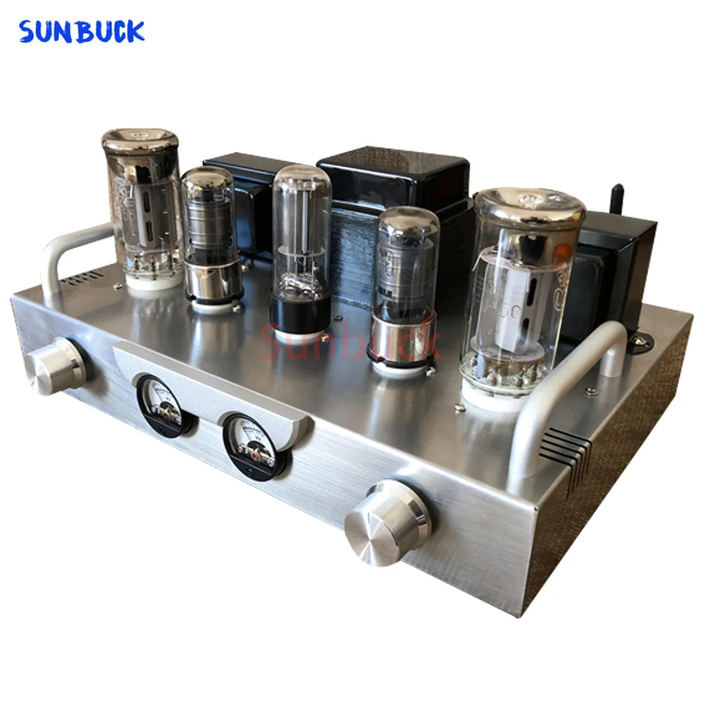 Sunbuck маленький 300B 6J8P FU50 5U4C ламповый усилитель звука мощности аудио DIY kit с дисплеем