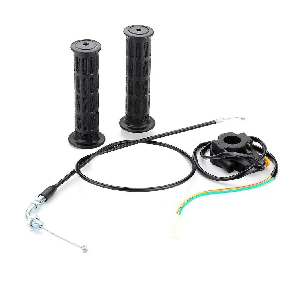 

Motorcycle Handle Grips Twist Throttle Cable Set Universal Hand Throttle Twist Accessorie Grips Accelerator Motorcycle Moto I9K2