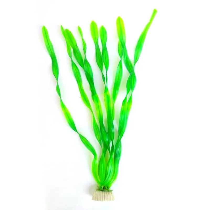 Fish Tank Decoration Artificial Fake Water Aquatic Plastic Green Grass Plant Aquarium Landscape images - 6