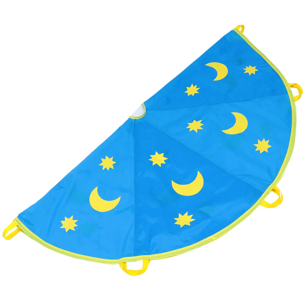 

1pc Kid Play Parachute Star Moon Parachute Sensory Integration Training Tool