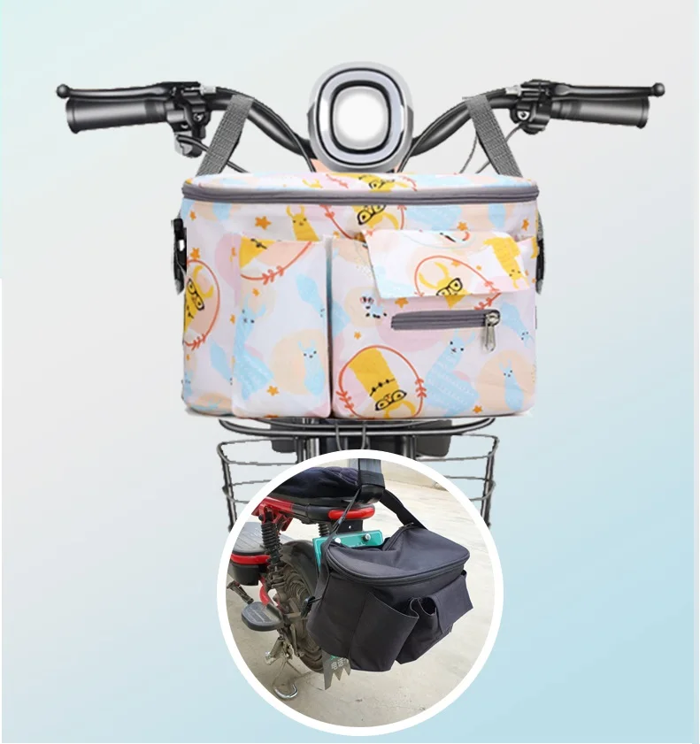 

Electric bicycle mountain bike bag waterproof and wear-resistant thickened Oxford fabric portable and exquisite