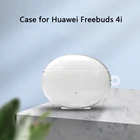 Прозрачный защитный чехол для наушников Huawei Freebuds 4i, оболочка для наушников Huawei Free buds 4i с крючком