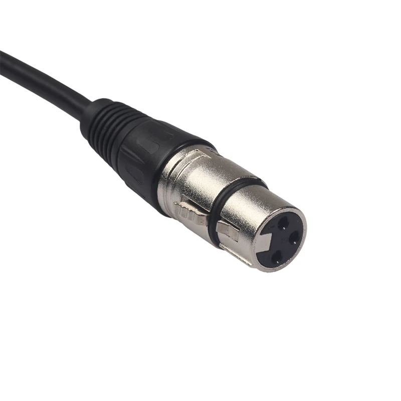 Xlr 3 контактный разъем Мама до 5 мм дюймовый Штекерный Trs кабель адаптера для