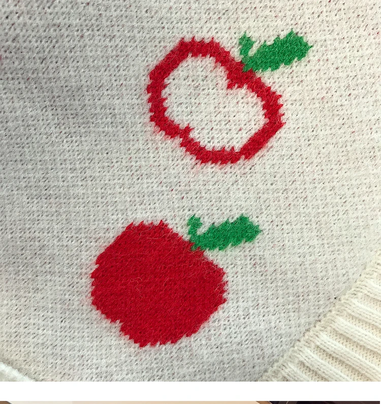 Женская Осенняя куртка-свитер с длинным рукавом и принтом |