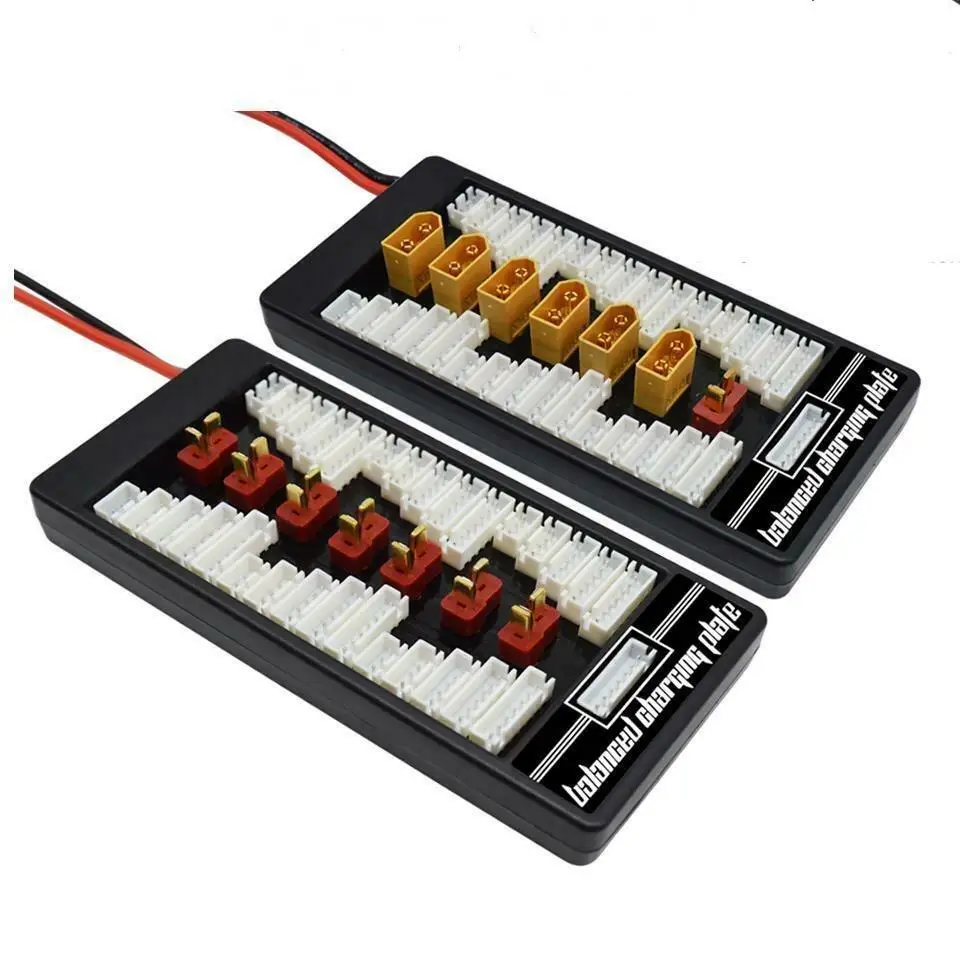 

Параллельная зарядная плата Male T Deans или Female XT60, зарядка аккумулятора RC 2S-6S