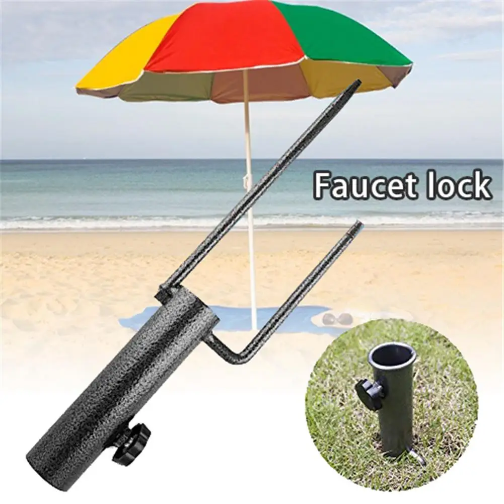 

Heavy Duty Umbrella Anchor Portable Umbrella Base Stand Patio Umbrella Steel Anchor for Park Patio Beach Umbrella Parasol Sand