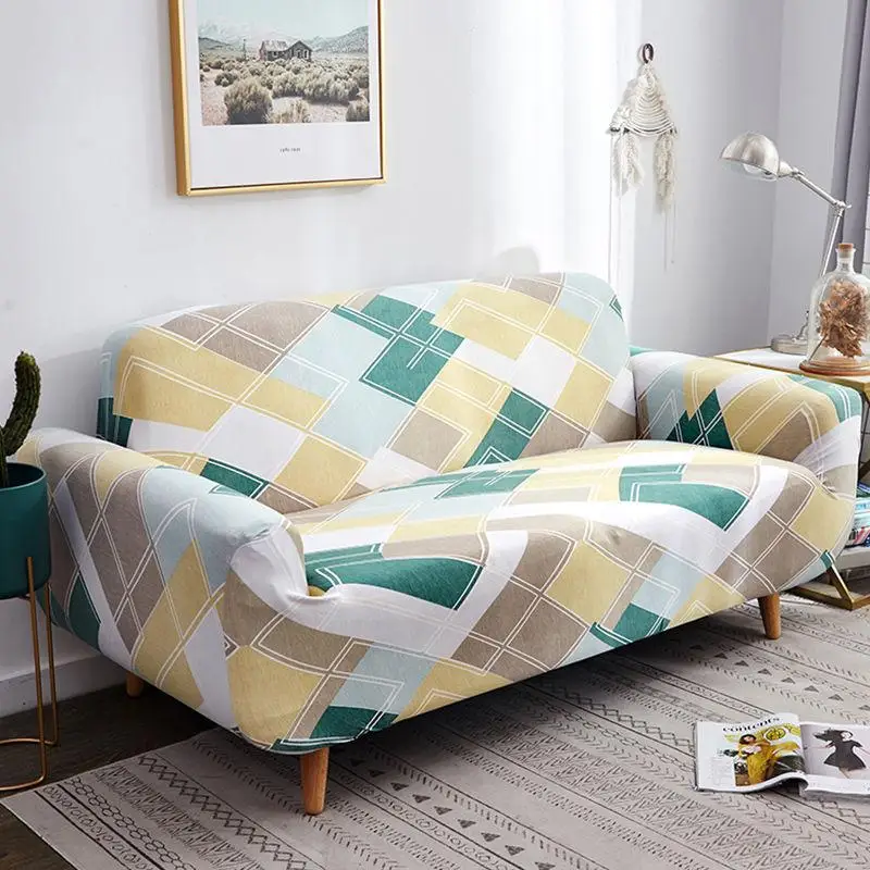 

Эластичный чехол для дивана, 50 контрастных цветов