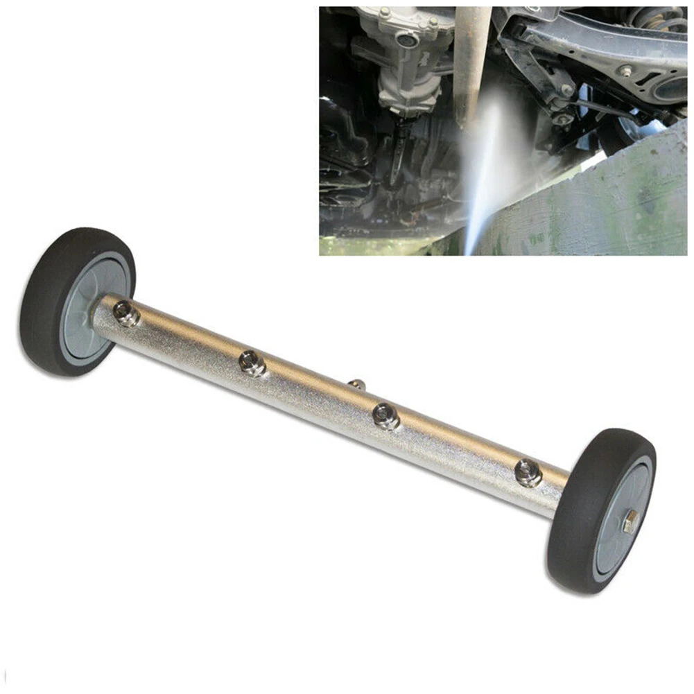 

Pressure Washer Quick Connect Under Body Accessories Stainless Steel Undercarriage Cleaner With Extenion Wands 4 Spray Nozzle